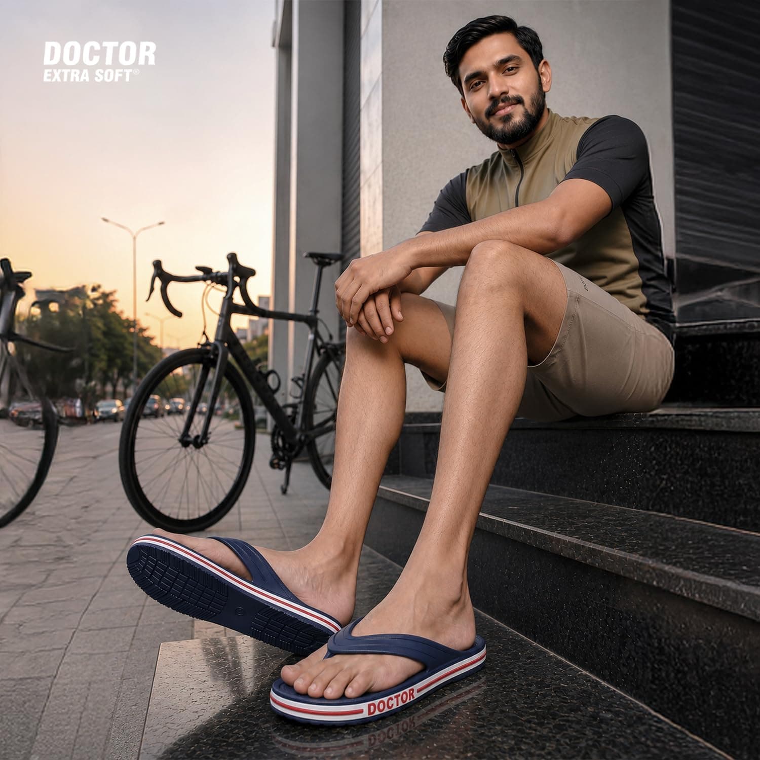 دمپایی پسرانه Doctor Extra Soft با کف نرم آکوپرشر ضدلغزش مدل D-553 دمپایی پسرانه Doctor Extra Soft با کف نرم آکوپرشر ضدلغزش مدل D-553