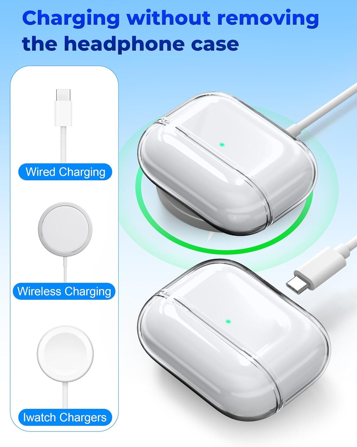 قاب محافظ BAQIEJY شفاف نرم ضدضربه سفید مدل AirPods Pro 3 قاب محافظ BAQIEJY شفاف نرم ضدضربه سفید مدل AirPods Pro 3