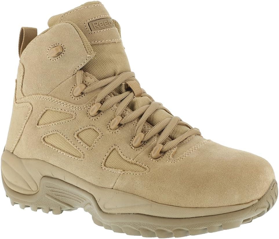 نیمپوتین ایمنی مردانه Reebok مدل Rapid Response RB8695 قهوهای روشن نیمپوتین ایمنی مردانه Reebok مدل Rapid Response RB8695 قهوهای روشن