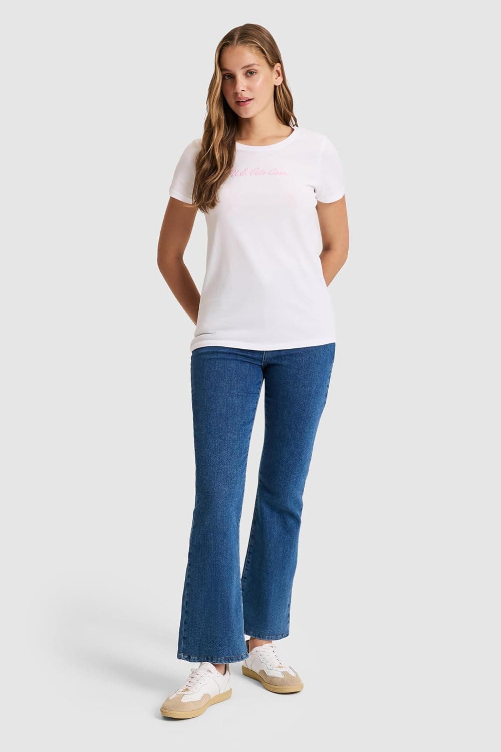 تیشرت زنانه U.S. POLO ASSN. بیسیک سرمهای مدل 50323450-VR033 تیشرت زنانه U.S. POLO ASSN. بیسیک سرمهای مدل 50323450-VR033