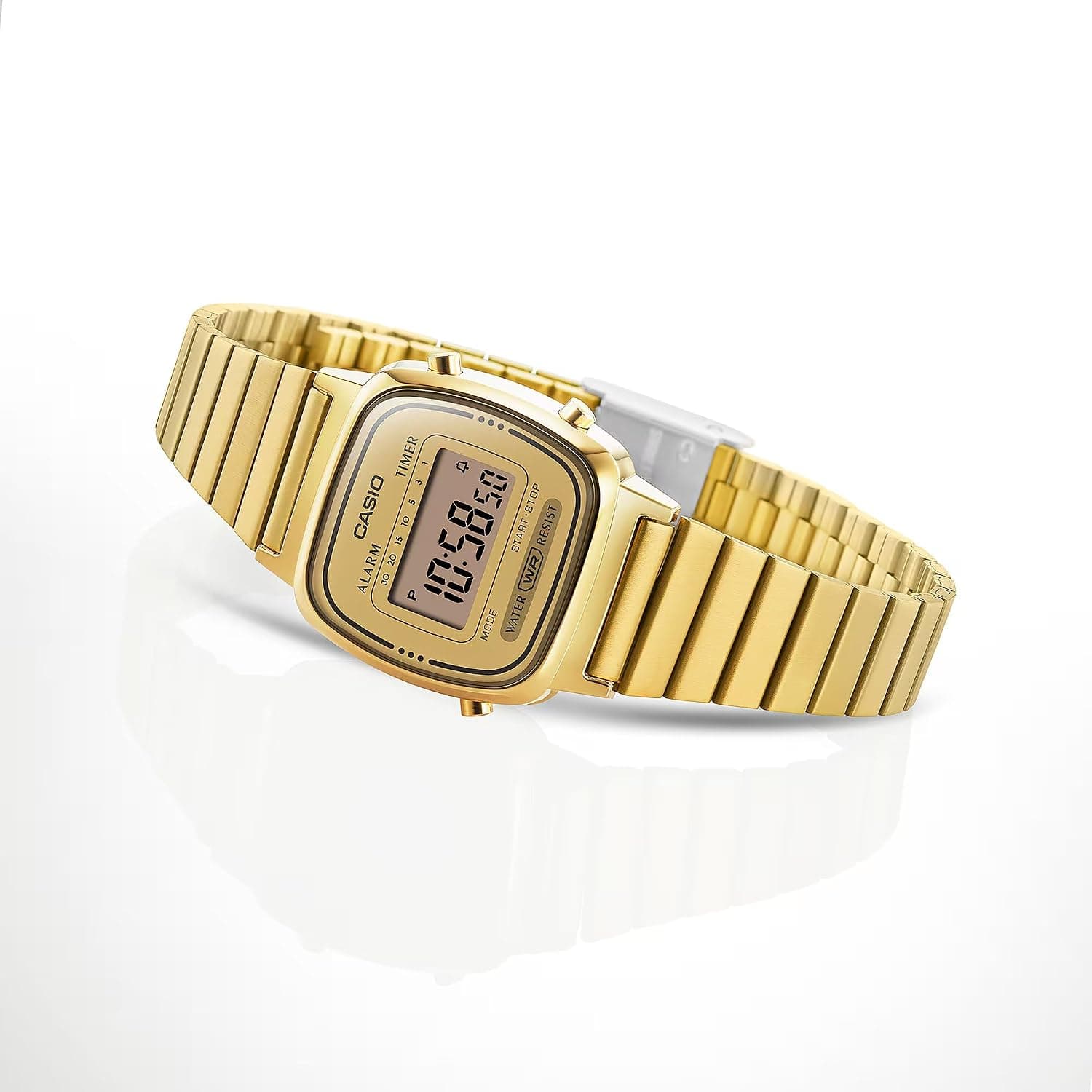 ساعت مچی زنانه Casio دیجیتال رترو طلایی مدل LA670WGA-9DF ساعت مچی زنانه Casio دیجیتال رترو طلایی مدل LA670WGA-9DF