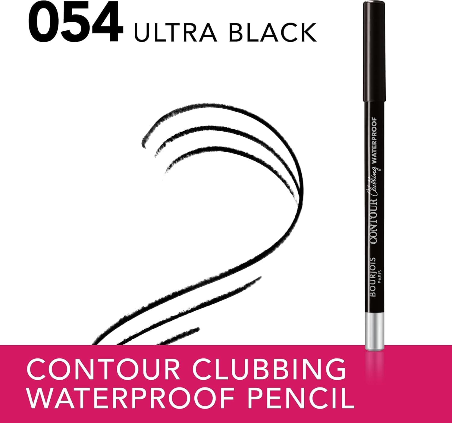 مداد چشم ضدآب Bourjois Contour Clubbing رنگ مشکی فوقالعاده 054 مداد چشم ضدآب Bourjois Contour Clubbing رنگ مشکی فوقالعاده 054