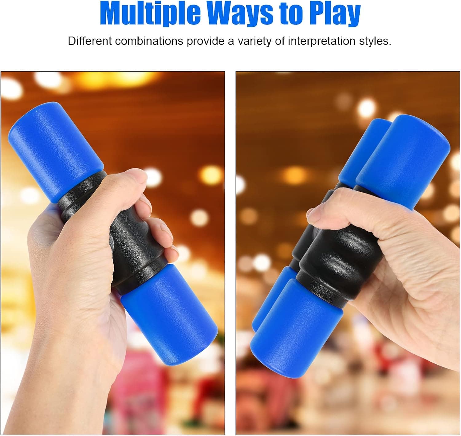 شیکر RANMING Twist Shaker دو ردیفه ABS با صدای متوسط آبی شیکر RANMING Twist Shaker دو ردیفه ABS با صدای متوسط آبی