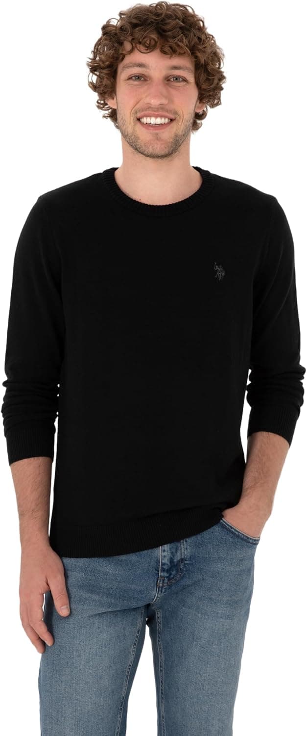 پلیور بافتنی مردانه U.S. POLO ASSN. مشکی مدل 50313713-VR046 پلیور بافتنی مردانه U.S. POLO ASSN. مشکی مدل 50313713-VR046