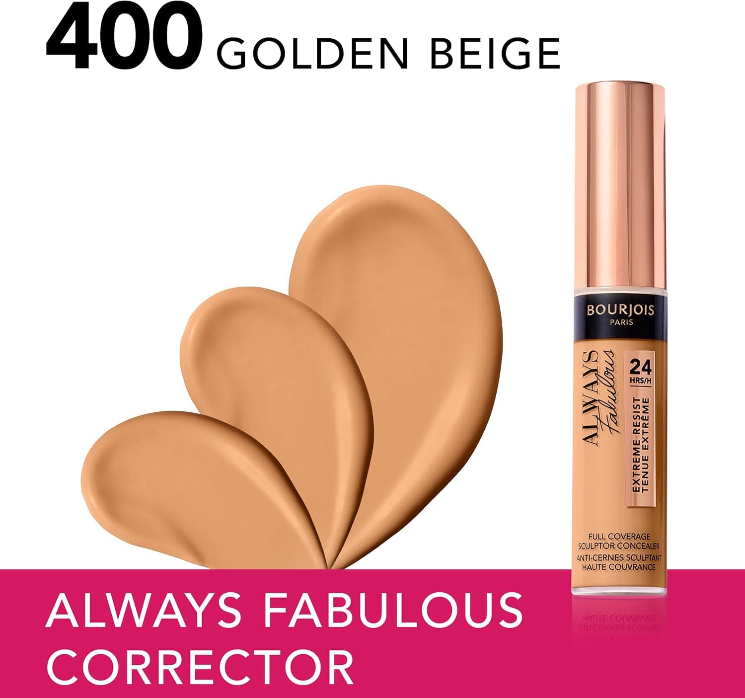 کانسیلر Bourjois Always Fabulous The Sculptor رنگ بژ طلایی 400، 11 ml کانسیلر Bourjois Always Fabulous The Sculptor رنگ بژ طلایی 400، 11 ml