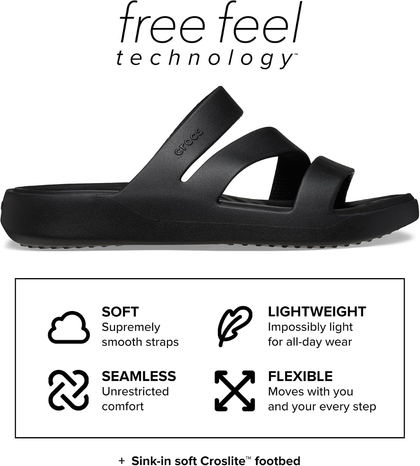 صندل زنانه Crocs Getaway Strappy صندل زنانه Crocs Getaway Strappy