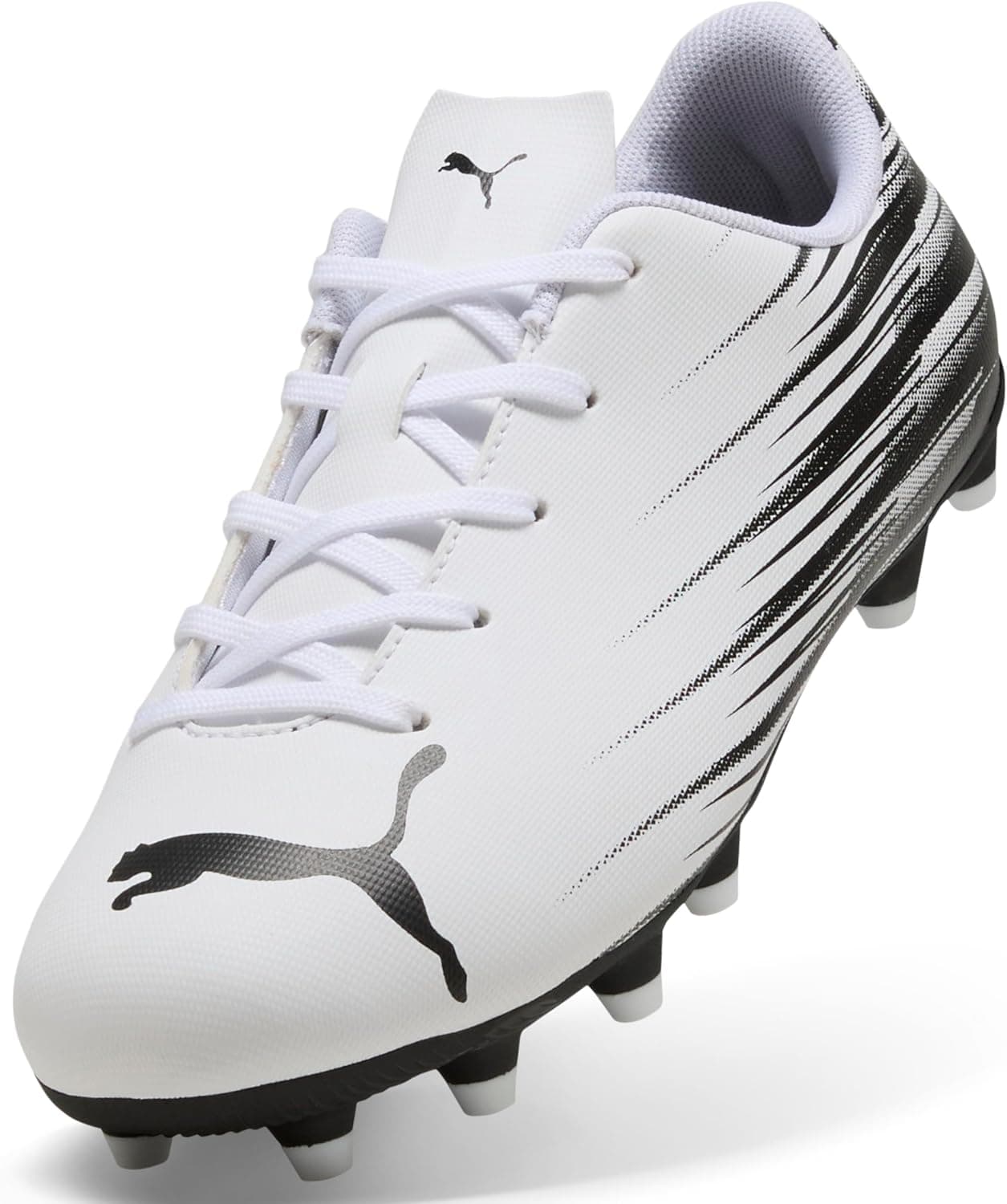 کفش فوتبال بچگانه فضای باز PUMA مدل Attacanto II FG/AG JR 108496 سفید کفش فوتبال بچگانه فضای باز PUMA مدل Attacanto II FG/AG JR 108496 سفید