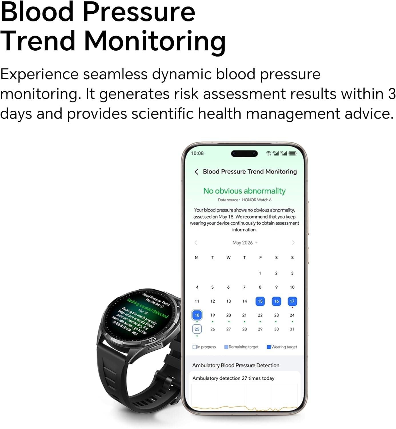 ساعت هوشمند HONOR، باتری ۳۵ روزه، GPS دو بانده، ۱۲۳ حالت ورزشی، نمایشگر AMOLED، پایش سلامت AI، مشکی سایهای ساعت هوشمند HONOR، باتری ۳۵ روزه، GPS دو بانده، ۱۲۳ حالت ورزشی، نمایشگر AMOLED، پایش سلامت AI، مشکی سایهای