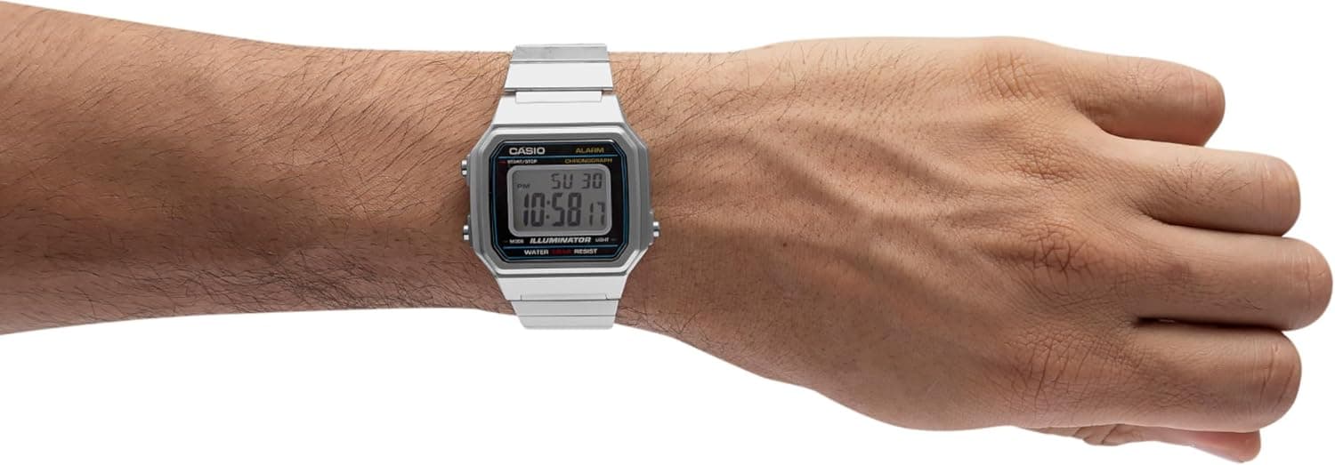 ساعت مچی دیجیتال یونیسکس Casio رترو خاکستری مدل B650WD-1ADF ساعت مچی دیجیتال یونیسکس Casio رترو خاکستری مدل B650WD-1ADF