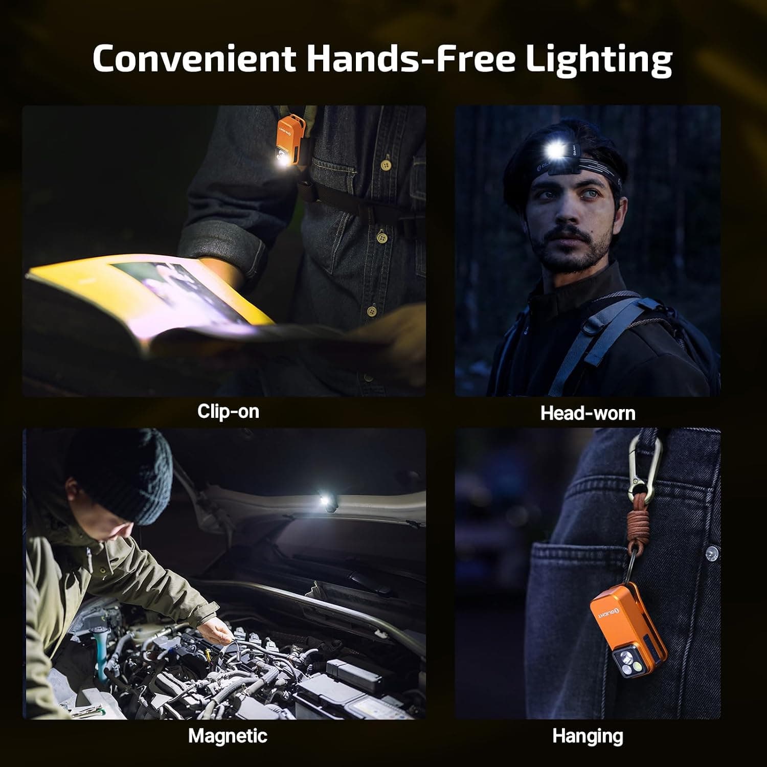 چراغقوه گیرهای شارژی EDC OLIGHT نارنجی مدل Oclip Pro چراغقوه گیرهای شارژی EDC OLIGHT نارنجی مدل Oclip Pro