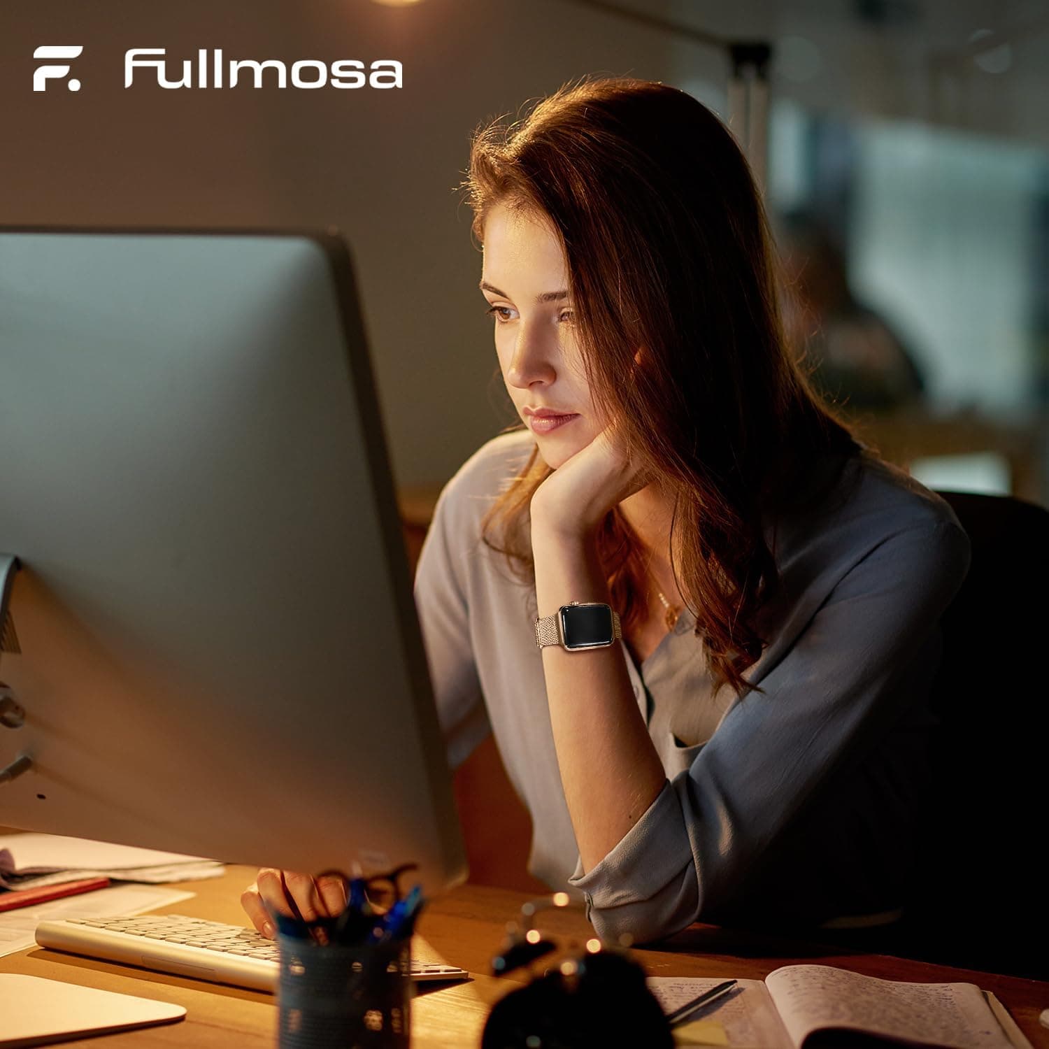 بند ساعت زنانه و مردانه Fullmosa میلانی سازگار با Apple Watch بند ساعت زنانه و مردانه Fullmosa میلانی سازگار با Apple Watch