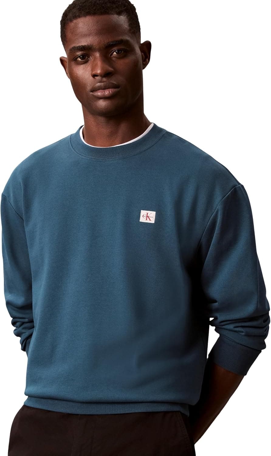 سوئیشرت مردانه Calvin Klein یقه گرد آرمدار 350Terry مدل LV04RC273GUB1 سوئیشرت مردانه Calvin Klein یقه گرد آرمدار 350Terry مدل LV04RC273GUB1