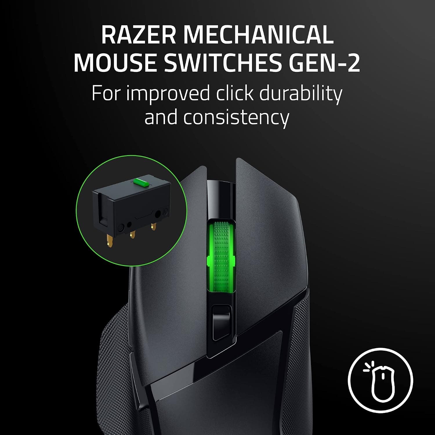 موس گیمینگ بیسیم Razer مدل Basilisk V3 X HyperSpeed با 9 کنترل قابلتنظیم، سنسور اپتیکال 18K، مشکی موس گیمینگ بیسیم Razer مدل Basilisk V3 X HyperSpeed با 9 کنترل قابلتنظیم، سنسور اپتیکال 18K، مشکی