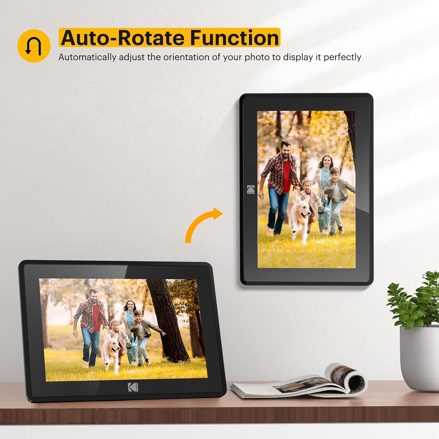قاب عکس دیجیتال KODAK 10.1 اینچ WiFi لمسی IPS حافظه 16GB مشکی قاب عکس دیجیتال KODAK 10.1 اینچ WiFi لمسی IPS حافظه 16GB مشکی
