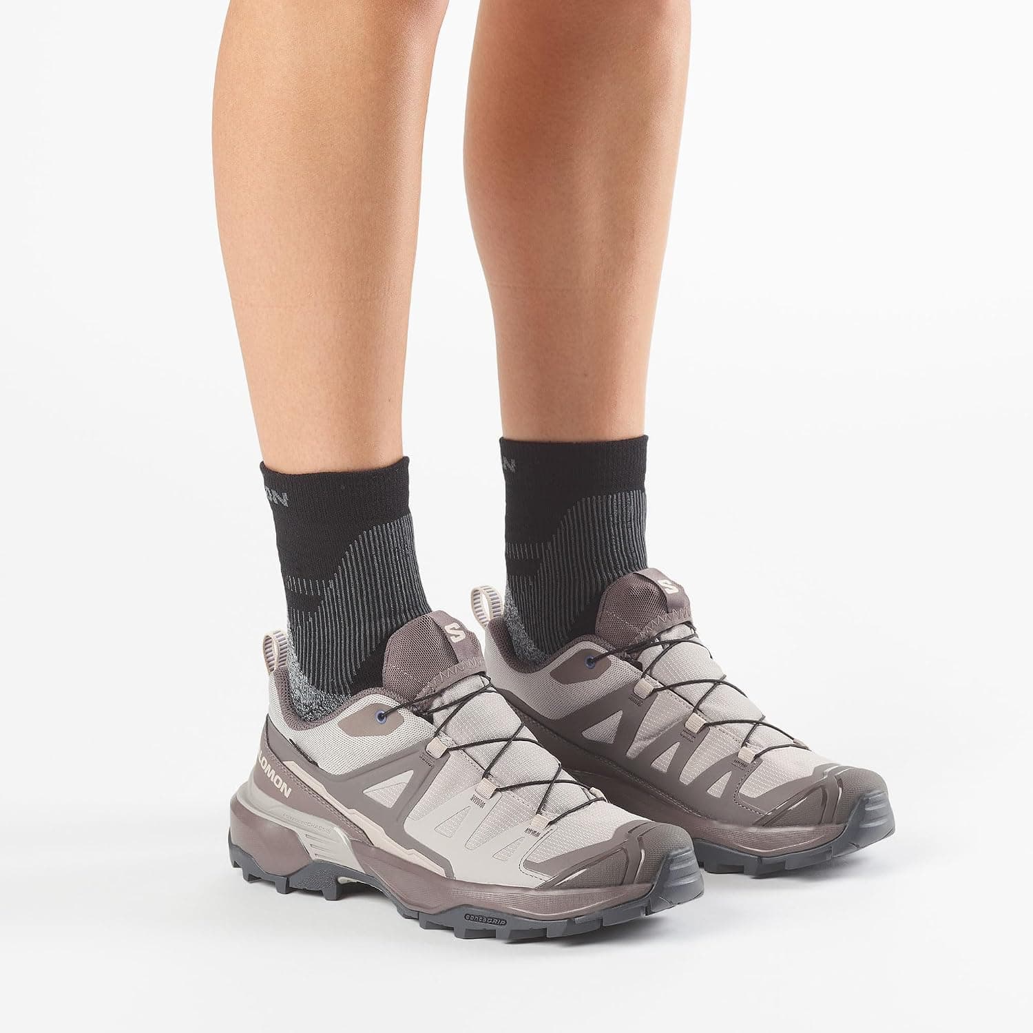 کفش ورزشی زنانه Salomon Gore Tex خاکستری مدل X Ultra 360 کفش ورزشی زنانه Salomon Gore Tex خاکستری مدل X Ultra 360