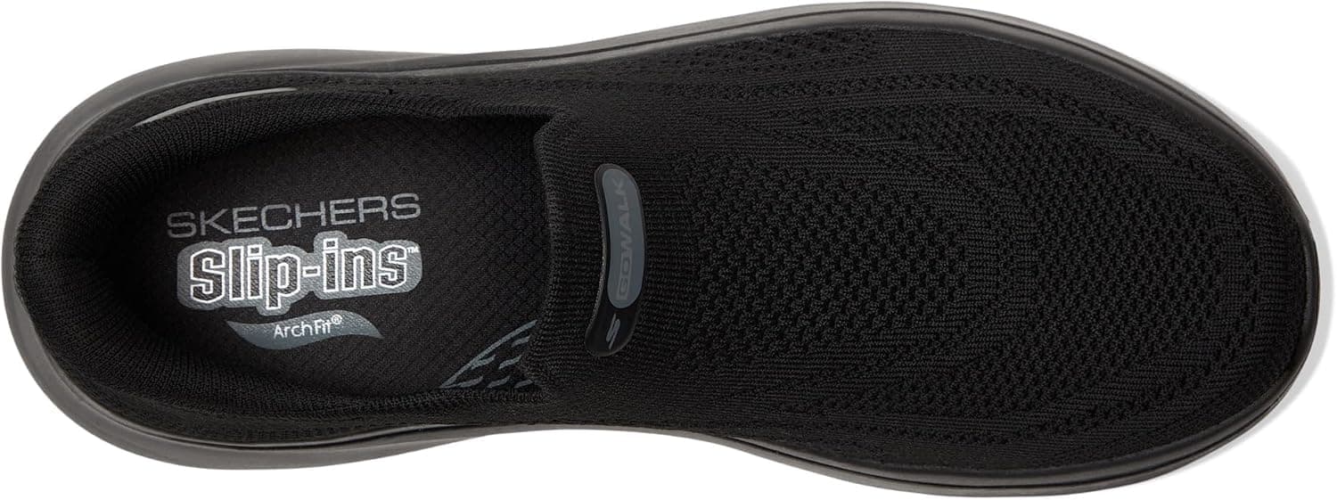 کفش اسنیکر مردانه Skechers مدل Go Walk Arch Fit N-joy Dale با فناوری Hands Free Slip-ins کفش اسنیکر مردانه Skechers مدل Go Walk Arch Fit N-joy Dale با فناوری Hands Free Slip-ins