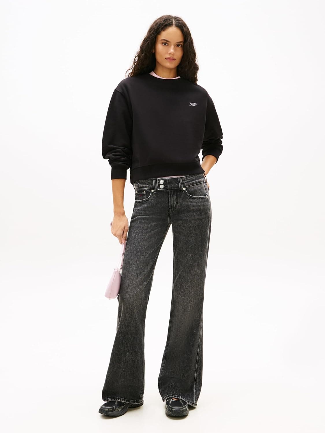 سویشرت زنانه Tommy Hilfiger TJW RLX SH SILVER SCRIPT CREW سویشرت زنانه Tommy Hilfiger TJW RLX SH SILVER SCRIPT CREW
