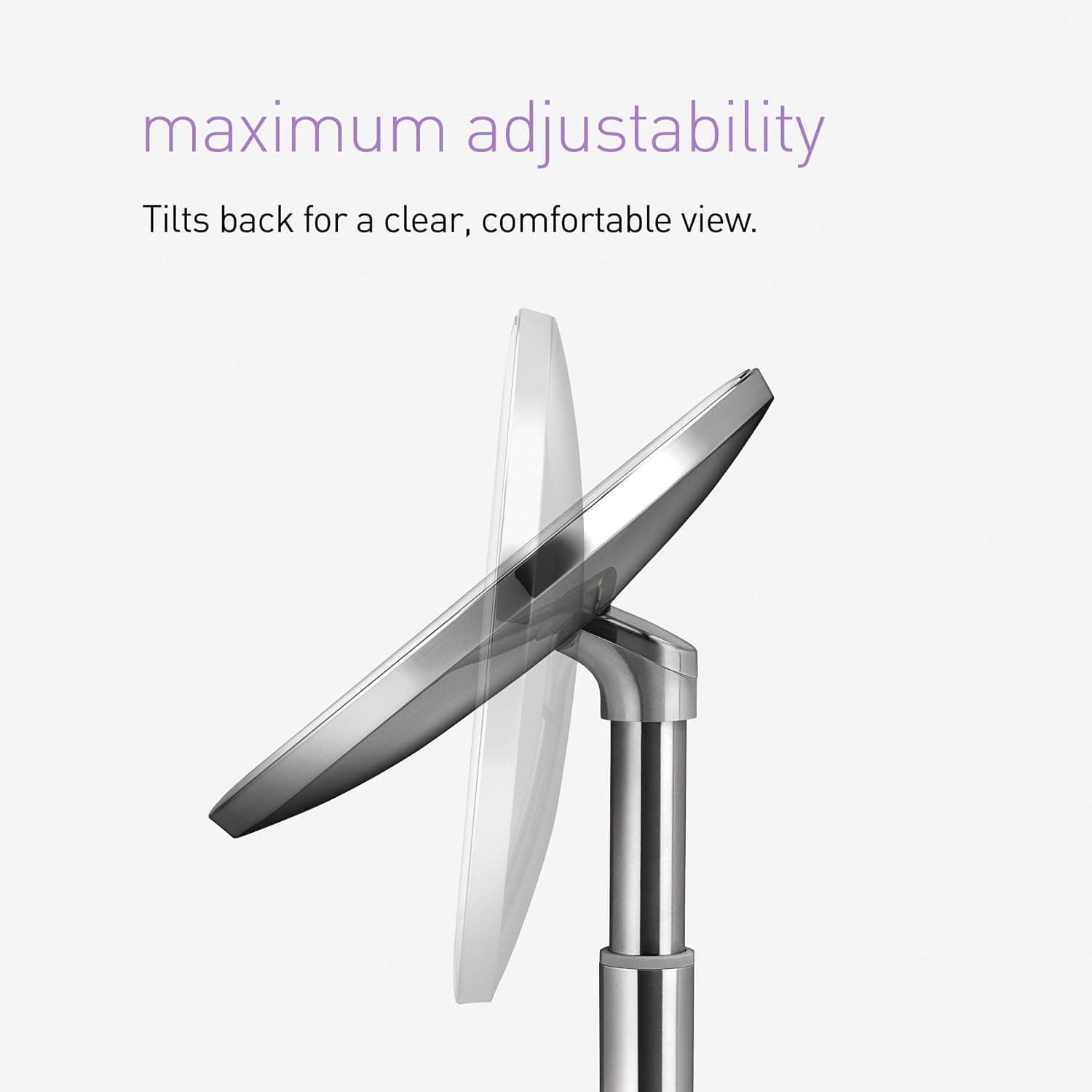 آینه simplehuman رز گلد 20cm سنسور حرکتی نور Tru Lux بزرگنمایی 5X شارژی بیسیم آینه simplehuman رز گلد 20cm سنسور حرکتی نور Tru Lux بزرگنمایی 5X شارژی بیسیم