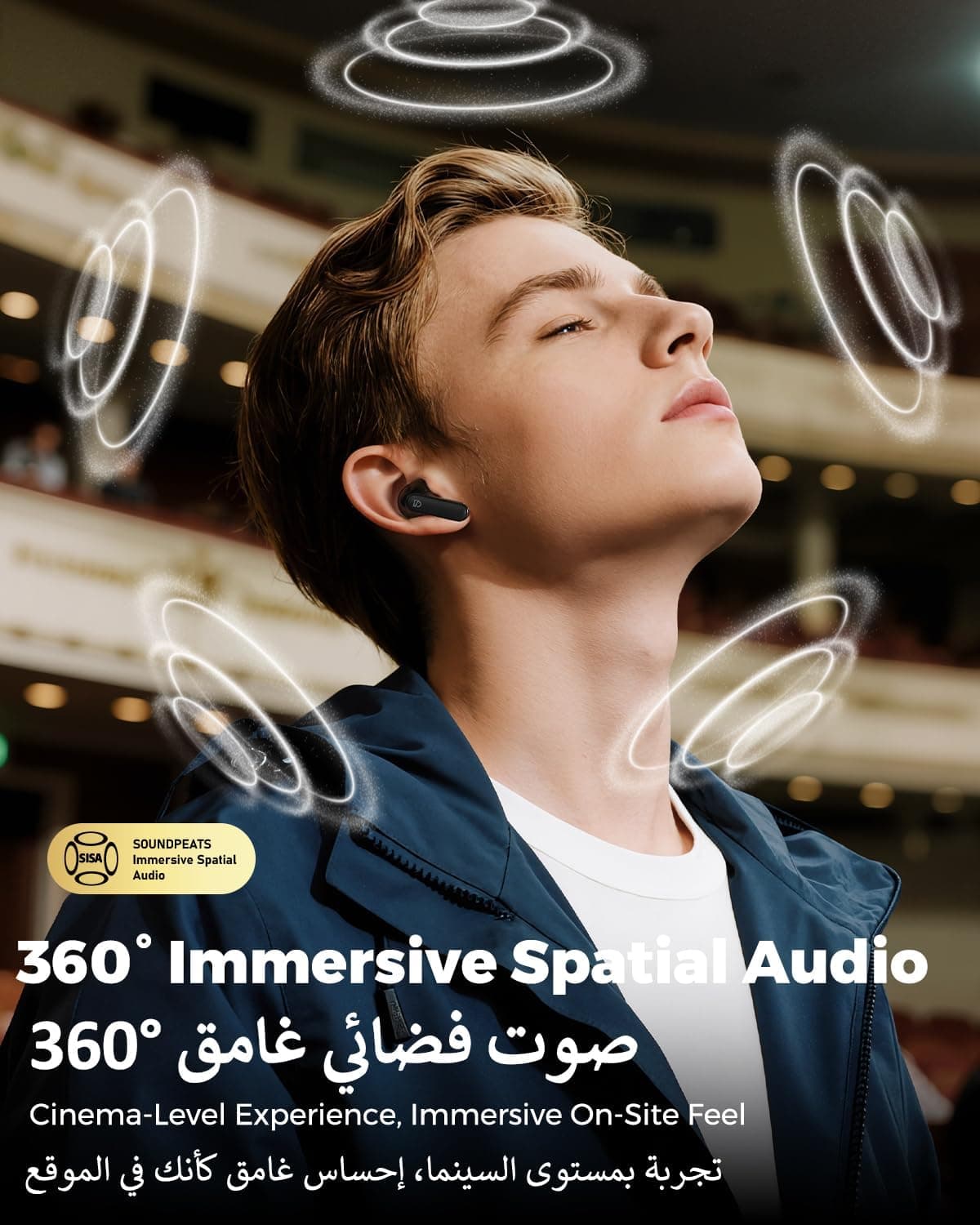 ایربادز بیسیم SoundPEATS با حذف نویز 38dB مدل Q3 Pro ایربادز بیسیم SoundPEATS با حذف نویز 38dB مدل Q3 Pro