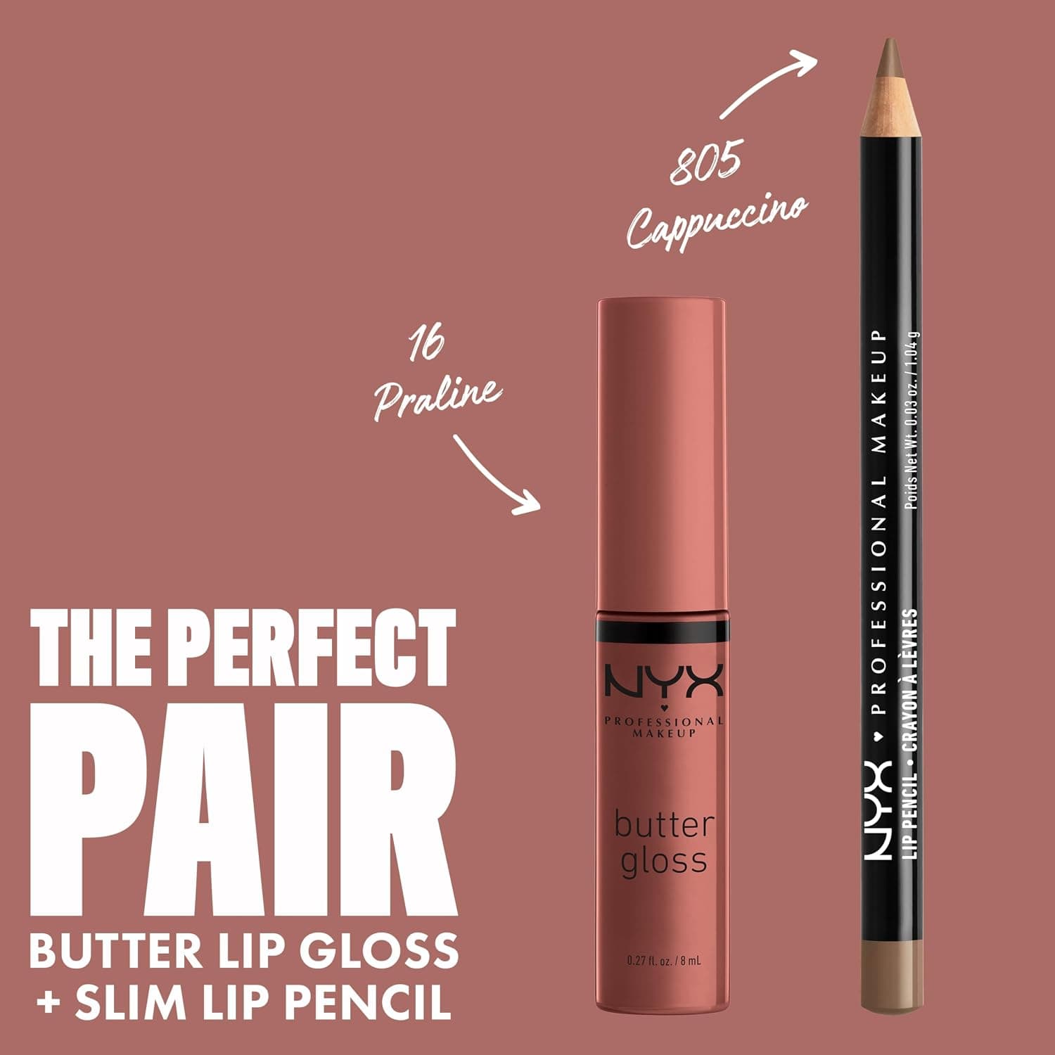 برق لب NYX PROFESSIONAL MAKEUP غیرچسبناک با پوشش شفاف تا متوسط رنگ Praline (نود تیره) برق لب NYX PROFESSIONAL MAKEUP غیرچسبناک با پوشش شفاف تا متوسط رنگ Praline (نود تیره)