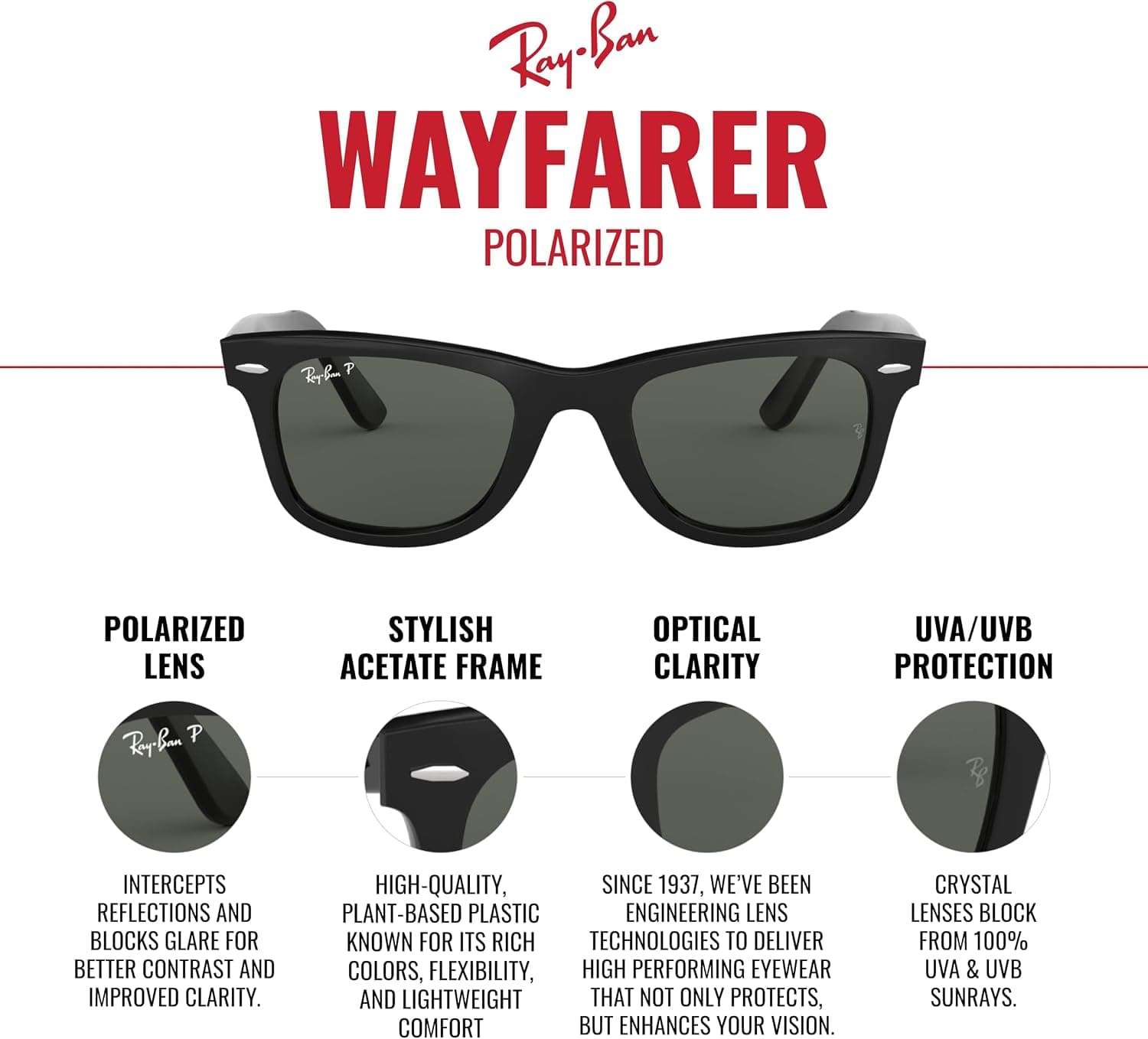 عینک آفتابی مردانه Ray-Ban مدل 0RB2140 بسته 1 عددی عینک آفتابی مردانه Ray-Ban مدل 0RB2140 بسته 1 عددی