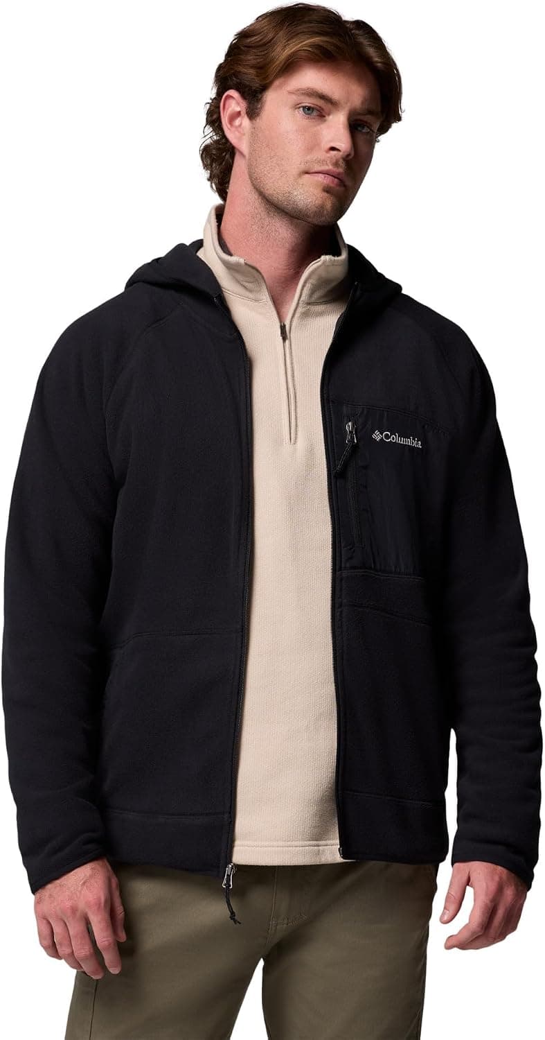 ژاکت کاپشن مردانه Columbia با زیپ کامل و کلاه مدل Fast Trek Overlay ژاکت کاپشن مردانه Columbia با زیپ کامل و کلاه مدل Fast Trek Overlay