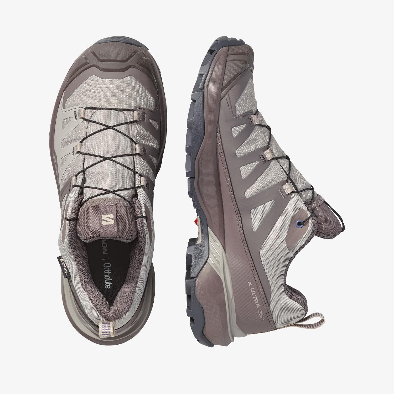 کفش ورزشی زنانه Salomon Gore Tex خاکستری مدل X Ultra 360 کفش ورزشی زنانه Salomon Gore Tex خاکستری مدل X Ultra 360