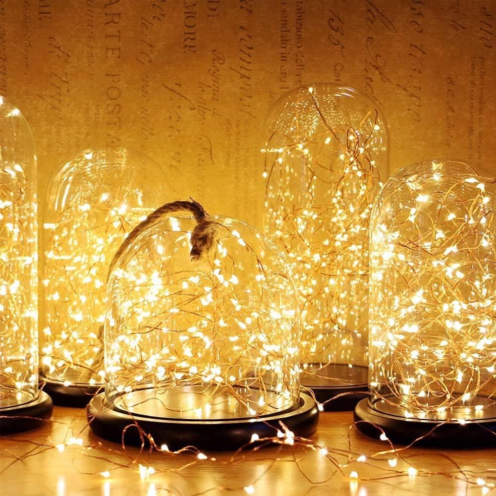 ریسه LED تزئینی باتریخور ROBEVE زرد آفتابی 5 متری ریسه LED تزئینی باتریخور ROBEVE زرد آفتابی 5 متری