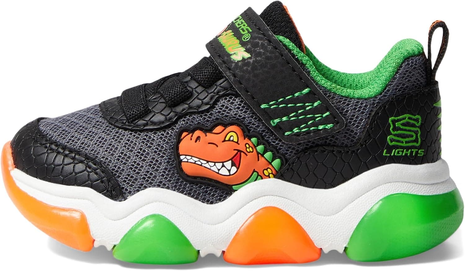 کفش پسرانه Skechers مدل Mighty Glow 2.0 Dino Bolt کفش پسرانه Skechers مدل Mighty Glow 2.0 Dino Bolt