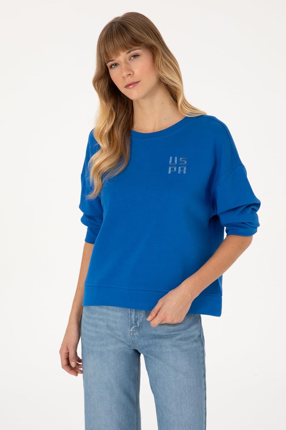 سویشرت زنانه U.S. POLO ASSN. آبی تیره مدل 50313565-VR032 سویشرت زنانه U.S. POLO ASSN. آبی تیره مدل 50313565-VR032