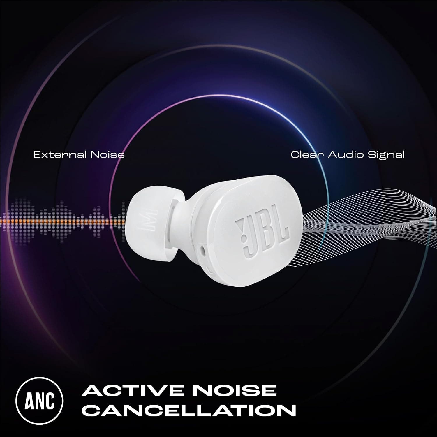 ایرباد بیسیم JBL Tune Buds با کاهش نویز، Bluetooth 5.3، تا 48 ساعت شارژدهی، شارژ سریع، سفید ایرباد بیسیم JBL Tune Buds با کاهش نویز، Bluetooth 5.3، تا 48 ساعت شارژدهی، شارژ سریع، سفید