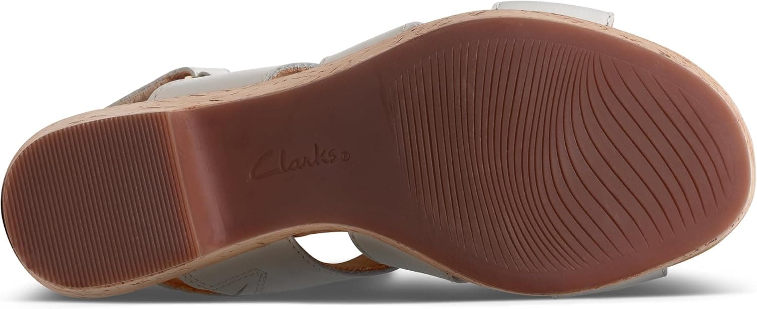 صندل زنانه Clarks پاشنه گوهای Giselle Beach صندل زنانه Clarks پاشنه گوهای Giselle Beach