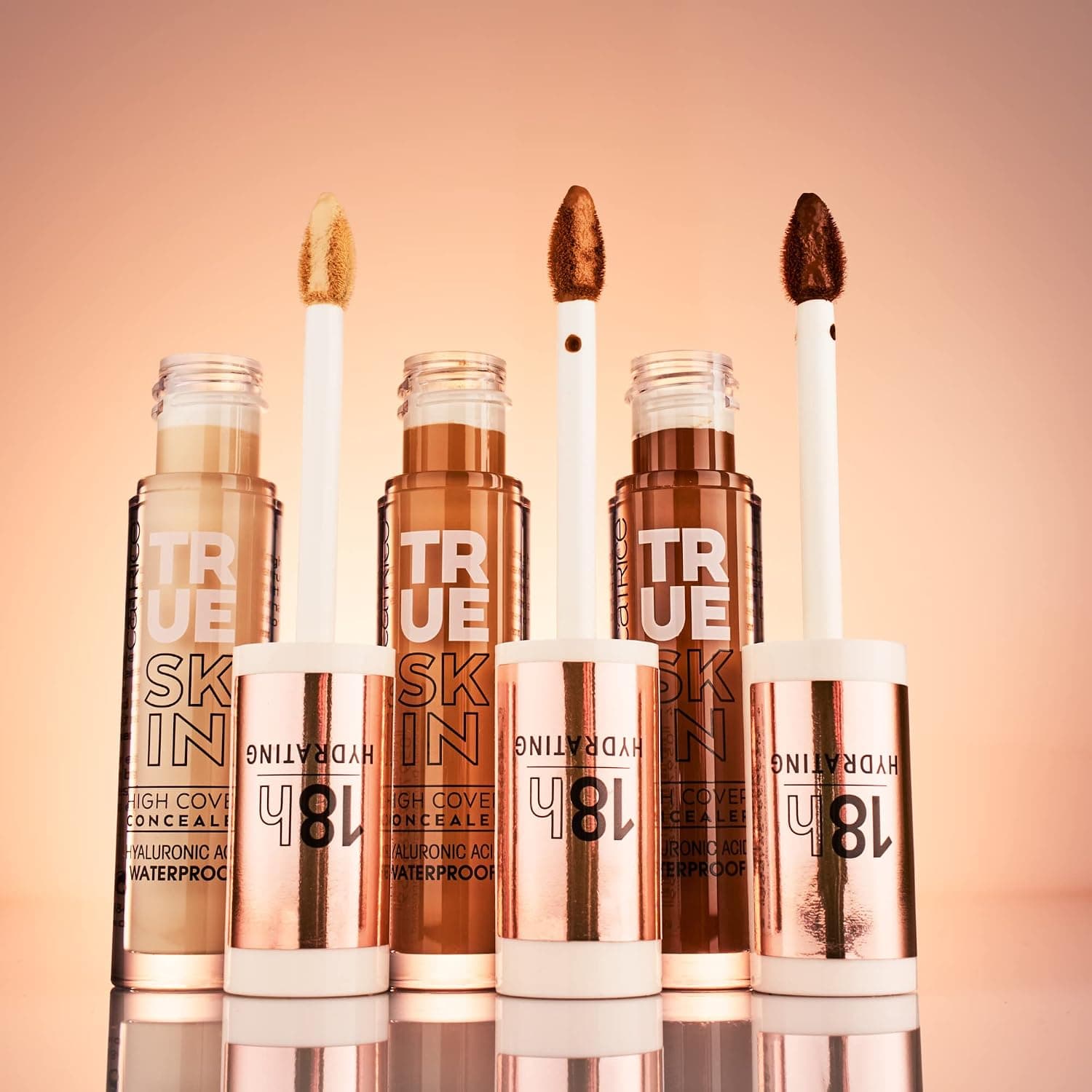 کانسیلر Catrice Cosmetics True Skin با پوشش بالا، آبرسان 18h و ضدآب مدل 001 Neutral Swan کانسیلر Catrice Cosmetics True Skin با پوشش بالا، آبرسان 18h و ضدآب مدل 001 Neutral Swan