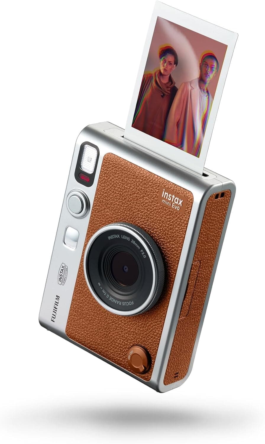 دوربین Fujifilm INSTAX MINI EVO قهوهای دوربین Fujifilm INSTAX MINI EVO قهوهای