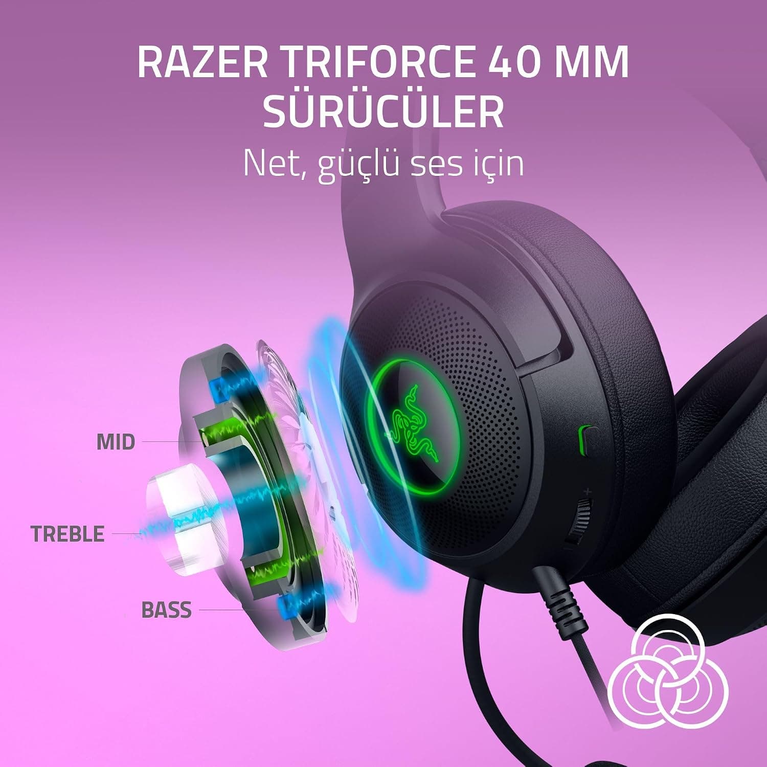 هدست کابلی RGB Razer گوشگربهای مدل Kraken Kitty V2 مشکی هدست کابلی RGB Razer گوشگربهای مدل Kraken Kitty V2 مشکی