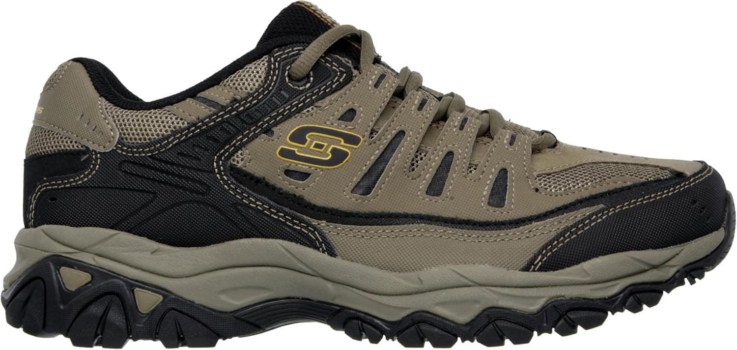 کفش ورزشی مردانه Skechers بنددار با کفی حافظهدار مدل Afterburn کفش ورزشی مردانه Skechers بنددار با کفی حافظهدار مدل Afterburn