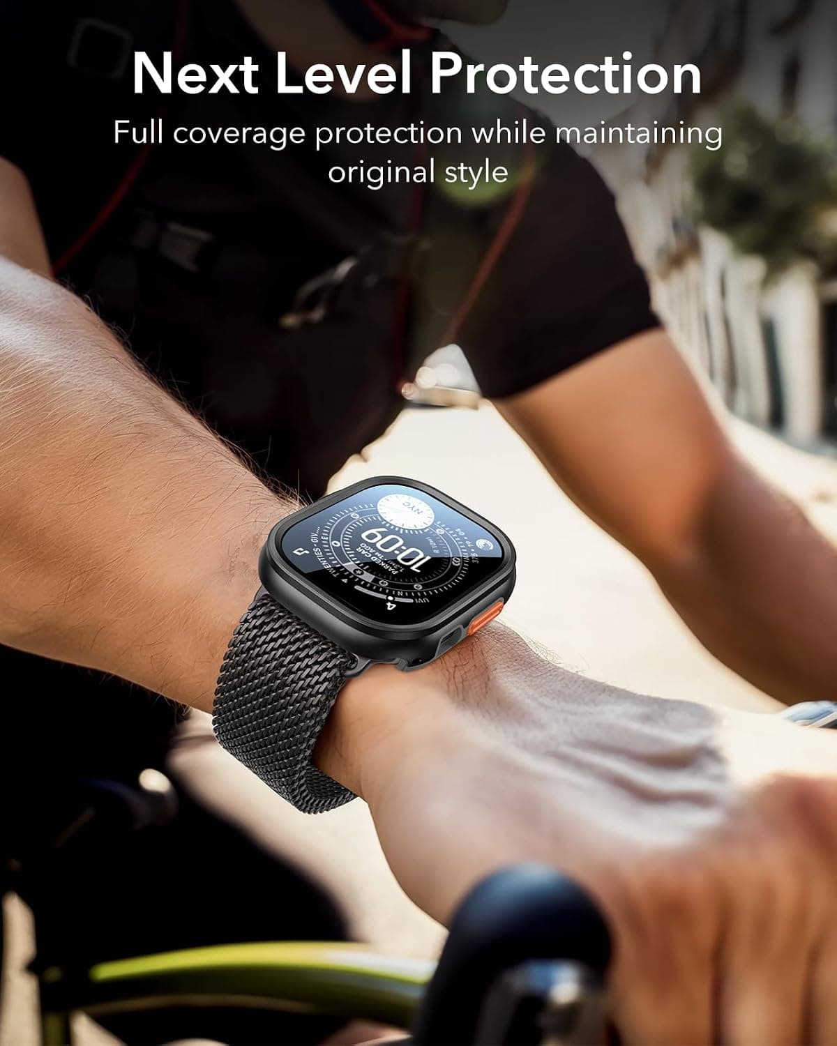 قاب ESR برای Apple Watch Ultra 4 (2026)/3/2/Ultra همراه محافظ صفحه نمایش قاب ESR برای Apple Watch Ultra 4 (2026)/3/2/Ultra همراه محافظ صفحه نمایش