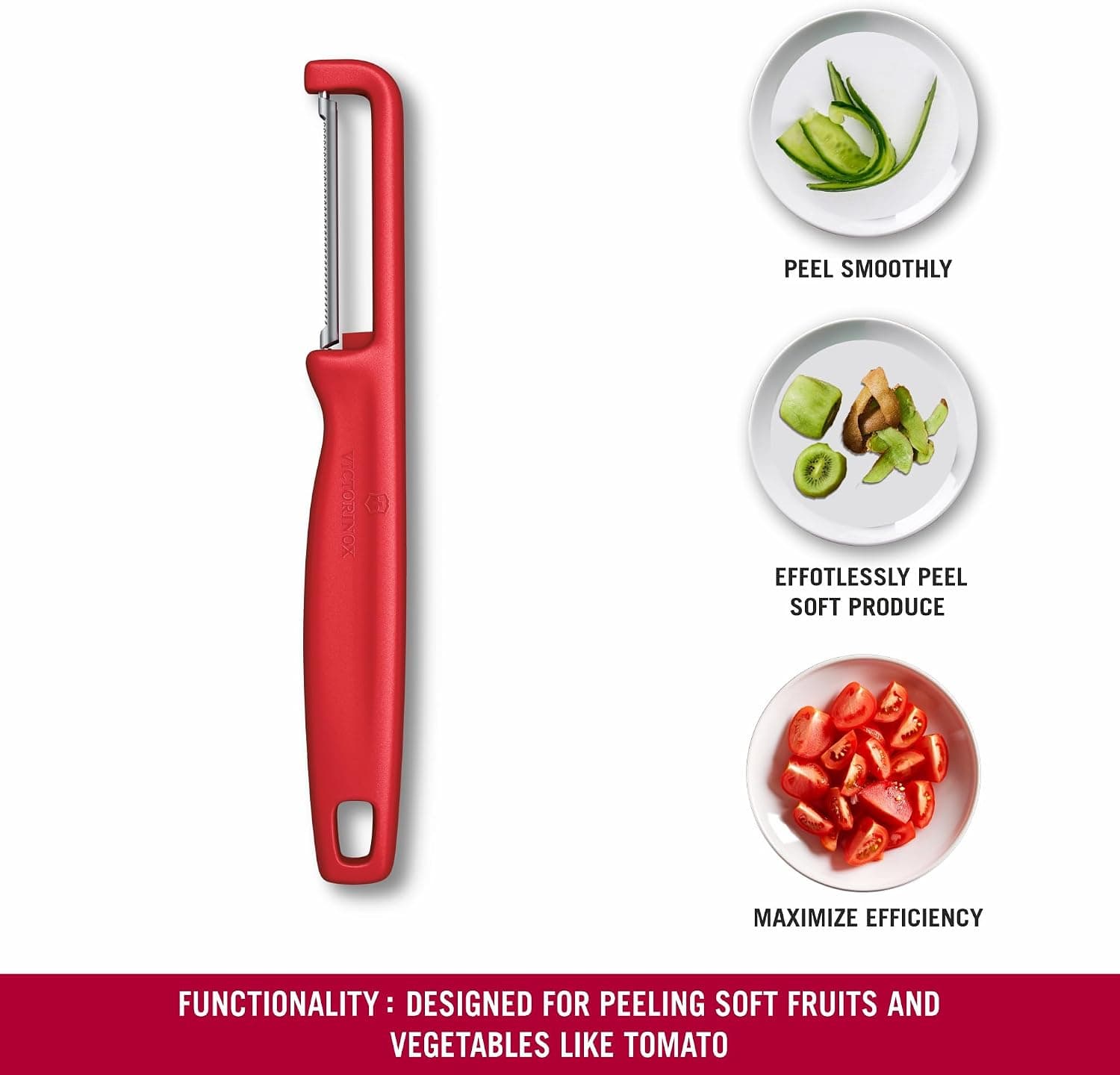 پوستکن دندانهدار یونیورسال Victorinox رنگ قرمز پوستکن دندانهدار یونیورسال Victorinox رنگ قرمز