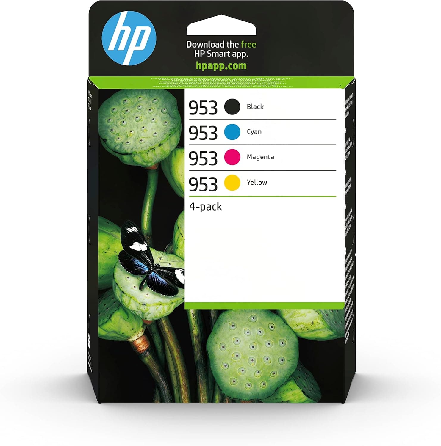 کارتریج جوهر پرینتر HP چهاررنگ مشکی، فیروزهای، سرخابی و زرد مدل 953 کارتریج جوهر پرینتر HP چهاررنگ مشکی، فیروزهای، سرخابی و زرد مدل 953