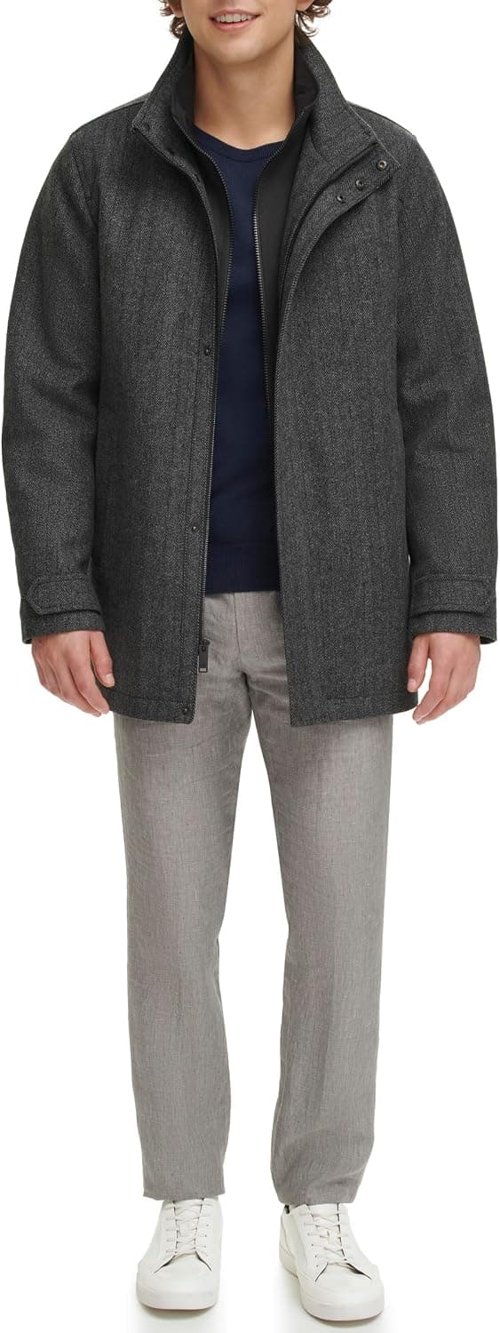 کت دافل مردانه Dockers ملتون پشمی دوجیبه بلند کت دافل مردانه Dockers ملتون پشمی دوجیبه بلند