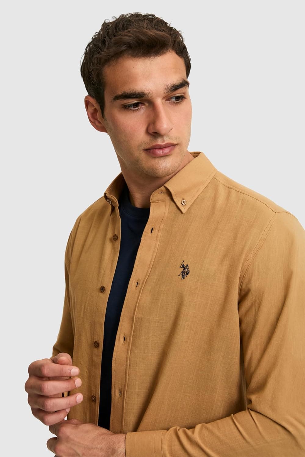 پیراهن مردانه U.S. POLO ASSN. سبز آستین بلند بیسیک مدل 50324660 VR016 پیراهن مردانه U.S. POLO ASSN. سبز آستین بلند بیسیک مدل 50324660 VR016