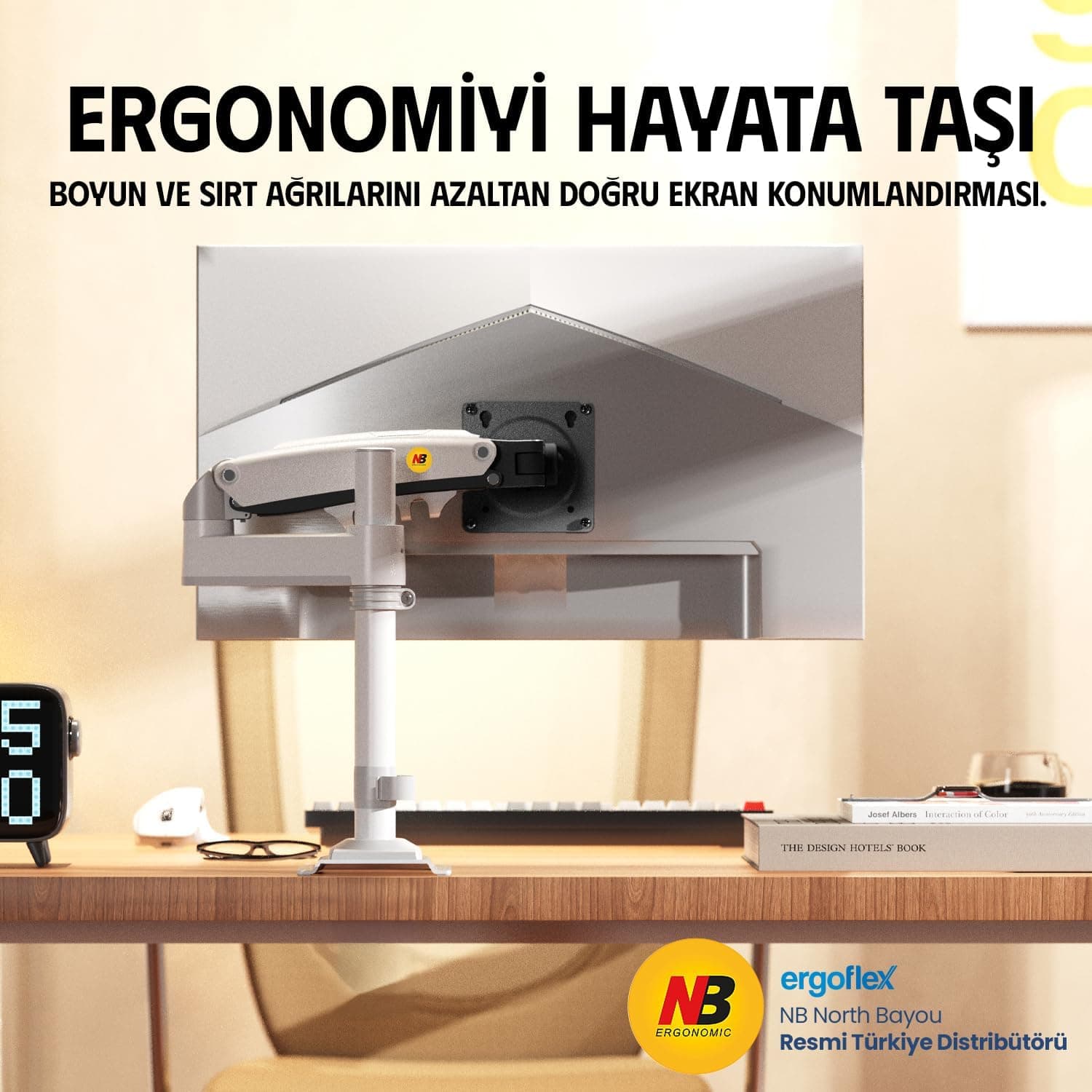 پایه مانیتور ergoflex ارگونومیک 17 پایه مانیتور ergoflex ارگونومیک 17