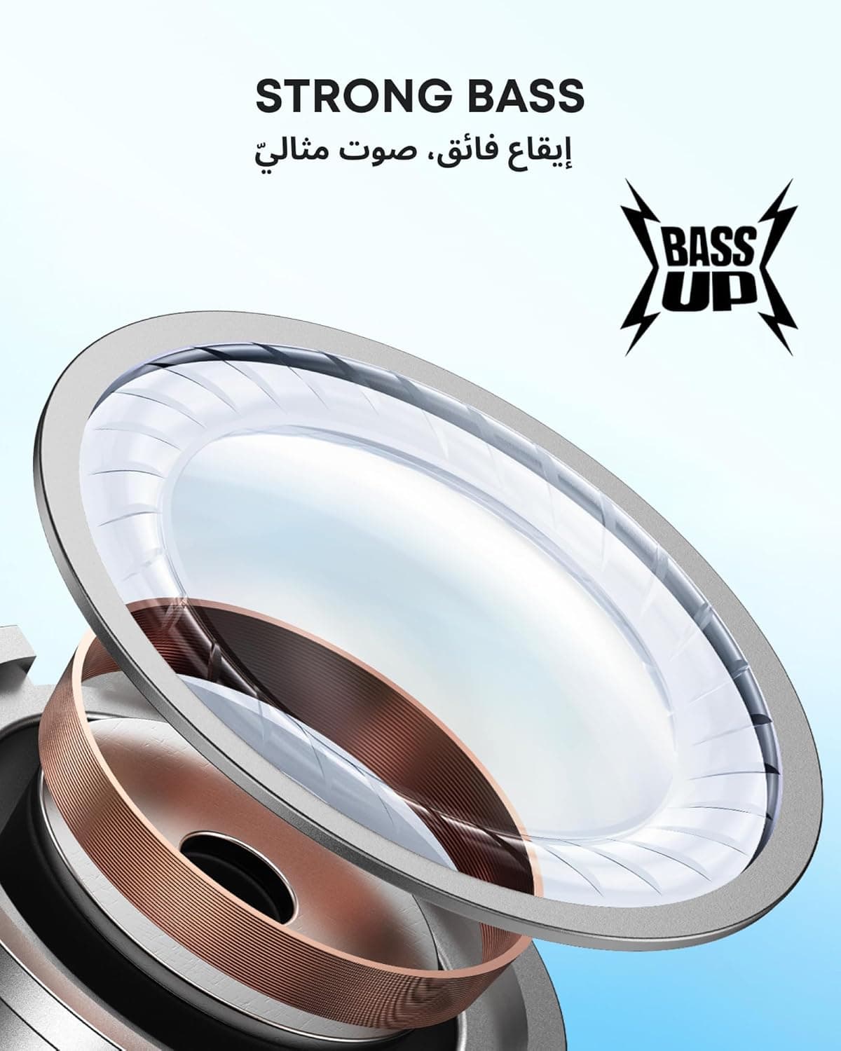 ایرباد soundcore by Anker با درایور 10mm، باس قدرتمند و شارژدهی 30H مدل P20i ایرباد soundcore by Anker با درایور 10mm، باس قدرتمند و شارژدهی 30H مدل P20i
