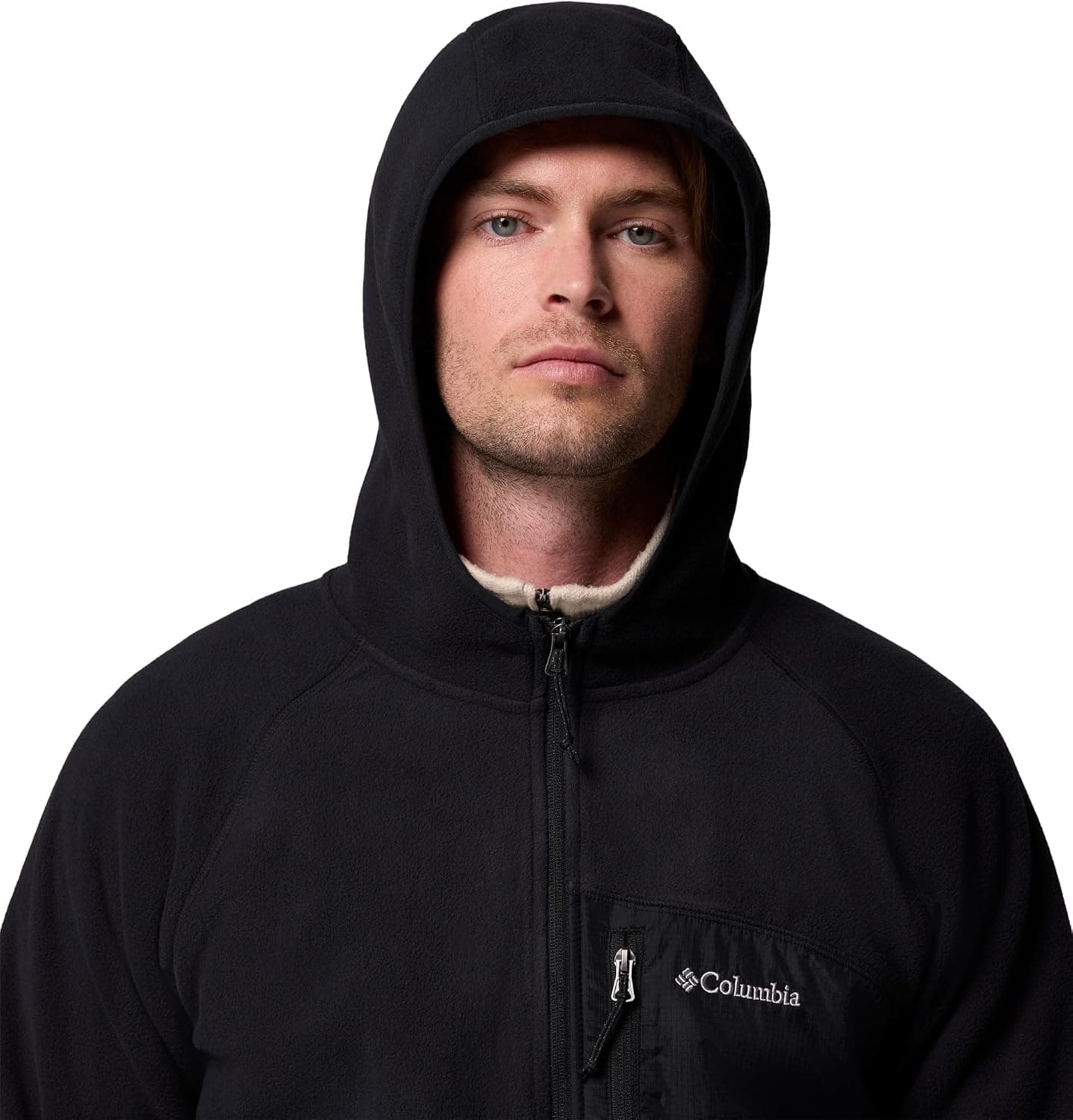 ژاکت کاپشن مردانه Columbia با زیپ کامل و کلاه مدل Fast Trek Overlay ژاکت کاپشن مردانه Columbia با زیپ کامل و کلاه مدل Fast Trek Overlay