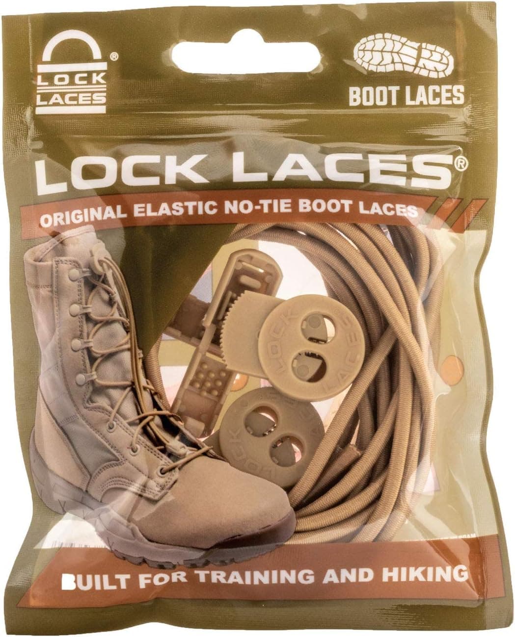 بند کشی بدون گره کفش و بوت LOCK LACES یک جفت بند کشی بدون گره کفش و بوت LOCK LACES یک جفت