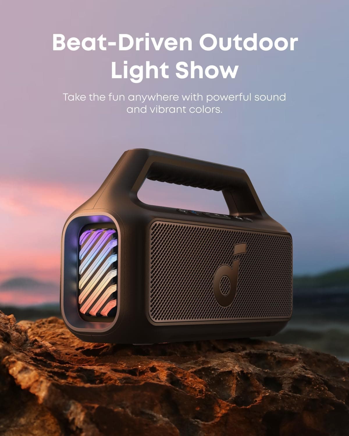 اسپیکر soundcore by Anker با سابووفر 80W، IPX7 و 24H مدل Boom 2 اسپیکر soundcore by Anker با سابووفر 80W، IPX7 و 24H مدل Boom 2