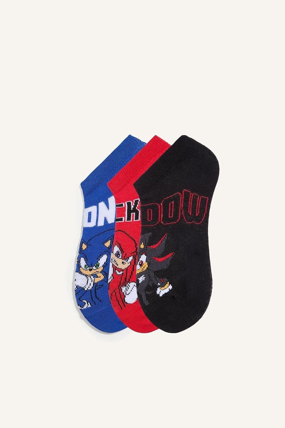 جوراب مچی پسرانه DeFacto سهتایی پنبهای Sonic The Hedgehog مدل I2125A8NS جوراب مچی پسرانه DeFacto سهتایی پنبهای Sonic The Hedgehog مدل I2125A8NS