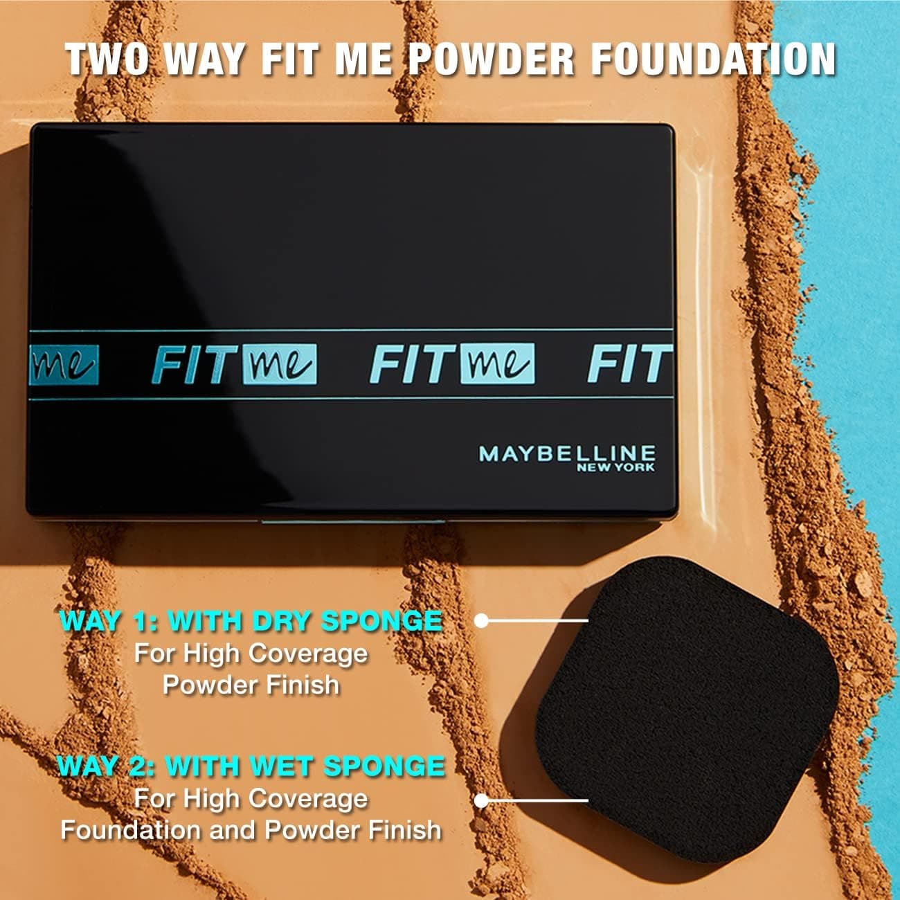 پنکیک فشرده SPF Maybelline New York FIT ME ULTMT TWC مدل 120 پنکیک فشرده SPF Maybelline New York FIT ME ULTMT TWC مدل 120