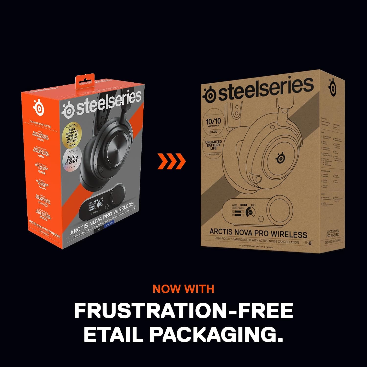 هدست گیمینگ بیسیم SteelSeries Arctis Nova Pro Wireless چندپلتفرمه با حذف نویز فعال مشکی هدست گیمینگ بیسیم SteelSeries Arctis Nova Pro Wireless چندپلتفرمه با حذف نویز فعال مشکی