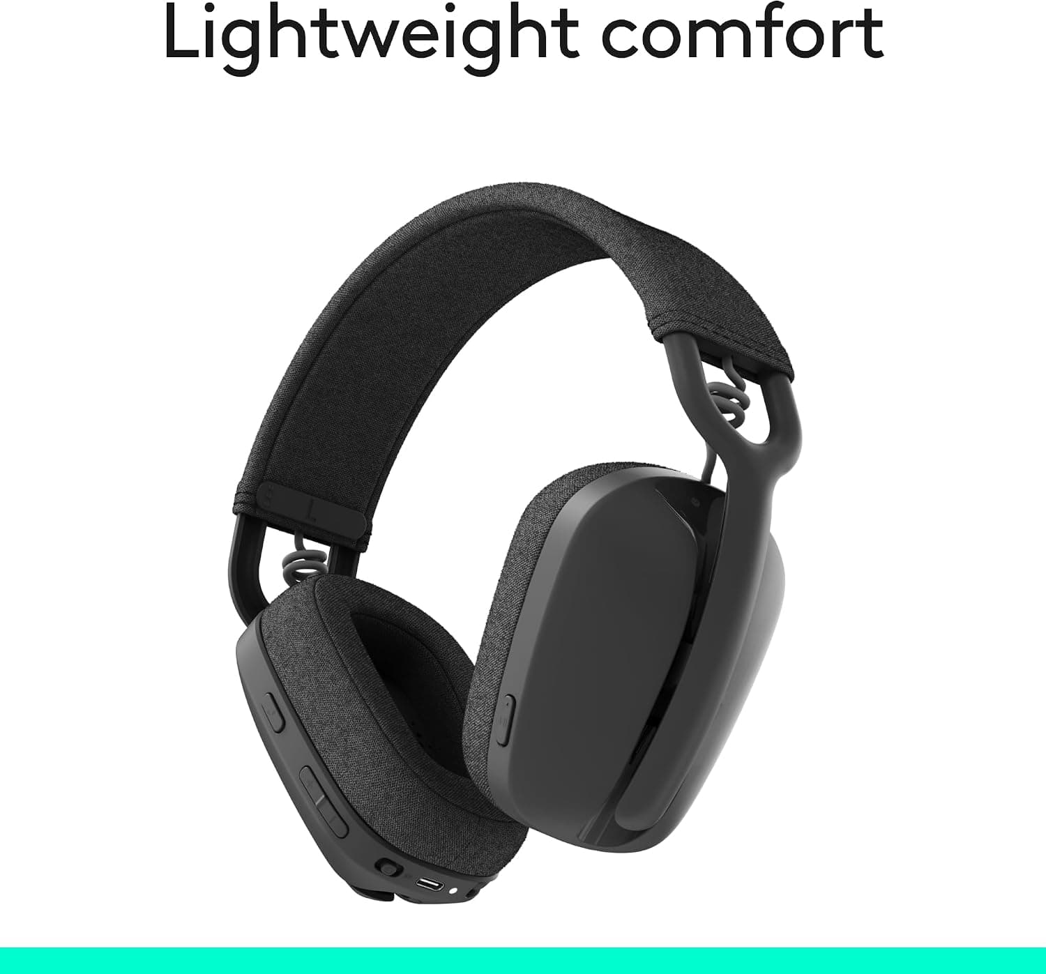 هدفون بیسیم رویگوش Logitech میکروفون حذف نویز مدل Zone Vibe 100 گرافیتی هدفون بیسیم رویگوش Logitech میکروفون حذف نویز مدل Zone Vibe 100 گرافیتی